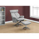 Peters Grey Ottoman or Recliner, 2-Piece Set