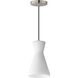 Sinch 1 Light 6.5 inch Satin Nickel Single Pendant Ceiling Light
