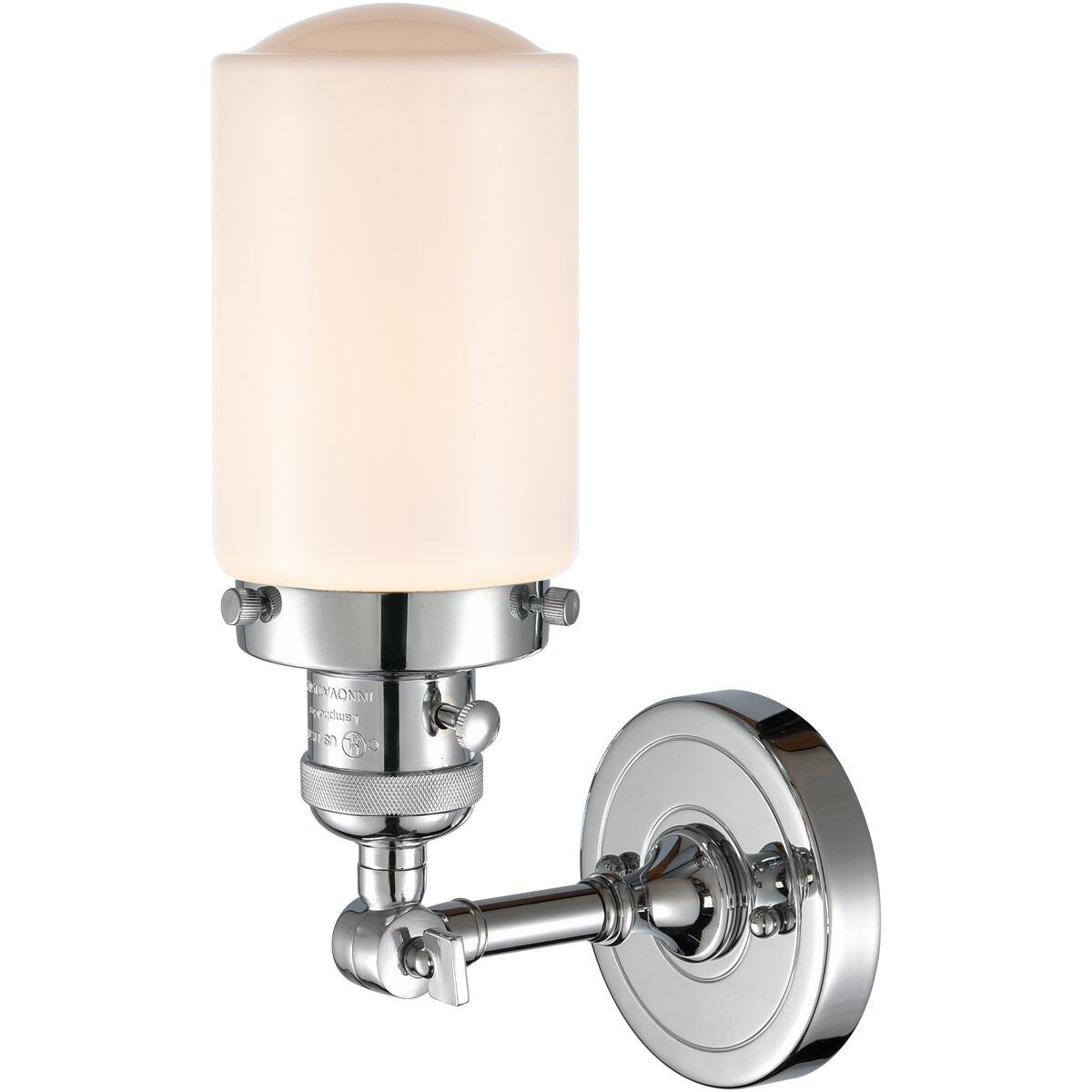 Franklin Restoration Dover LED 5 inch Polished Chrome Sconce Wall Light, Franklin Restoration