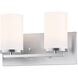 Lateral 2 Light 12.00 inch Bathroom Vanity Light