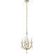 Verona 4 Light 16.8 inch Heirloom Gold Chandelier Ceiling Light, Schonbek Signature
