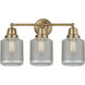 Aditi Stanton 3 Light 22 inch Brushed Brass Bath Vanity Light Wall Light