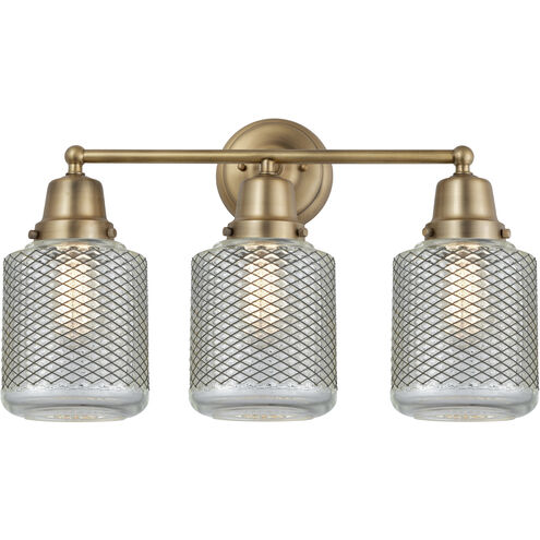 Aditi Stanton 3 Light 22 inch Brushed Brass Bath Vanity Light Wall Light