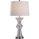 Cameron 31 inch 150.00 watt Clear Seeded Table Lamp Portable Light