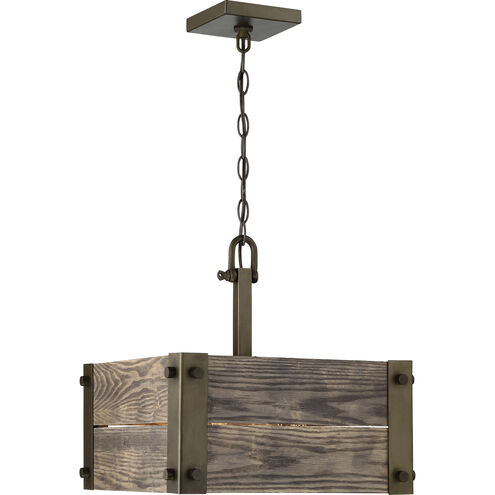 Winchester 4 Light 15 inch Bronze Pendant Ceiling Light