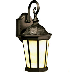 North Point LED 8 inch Black Gold Sand Wall Sconce Wall Light