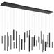 Santana LED 10 inch Black Chandelier Ceiling Light