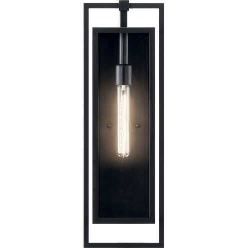 Goson 1 Light 24 inch Black Outdoor Wall Sconce, Large