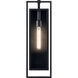 Goson 1 Light 24 inch Black Outdoor Wall Sconce, Large