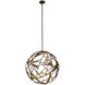 Neptune LED 28 inch Bronze Gold Pendant Ceiling Light