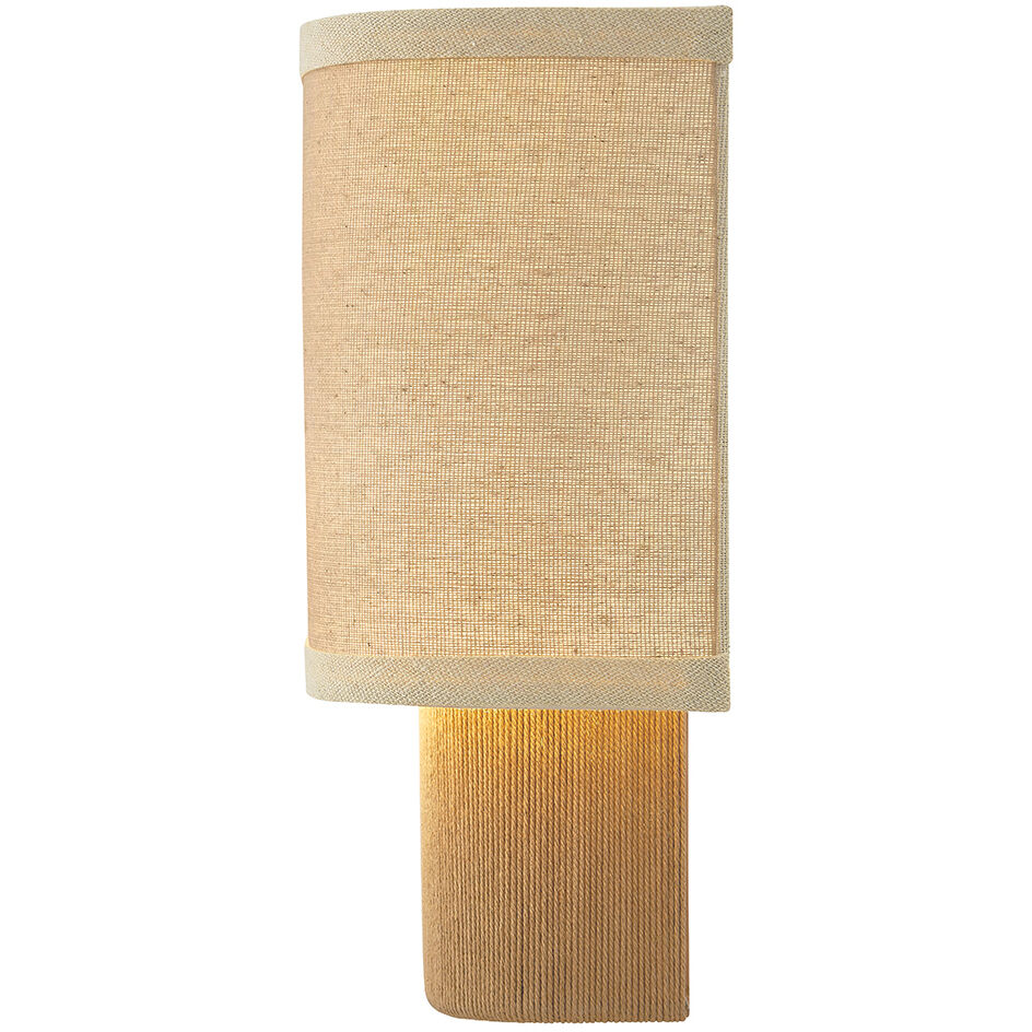 Textile Collection - Narberth Family 2 Light 14 inch Brushed Brass ADA Wall Sconce Wall Light, EVOLV