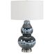 Leah Navy Blue Table Lamp Portable Light