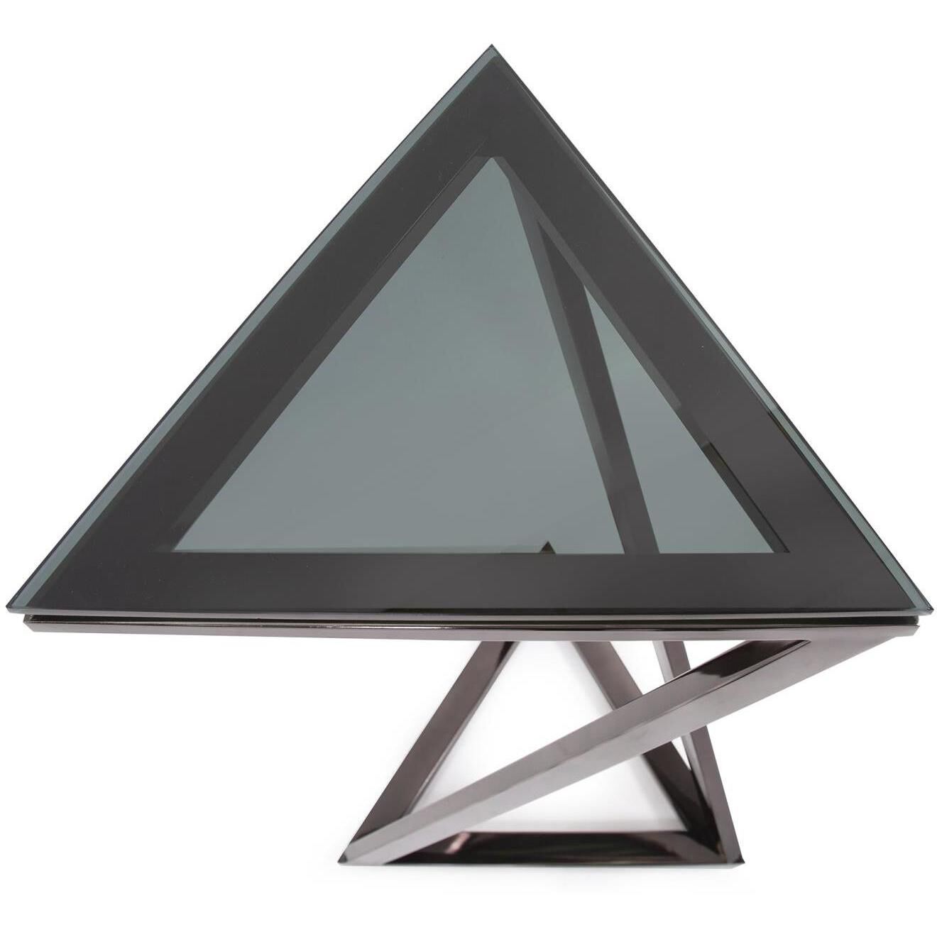 Talen Twist 32.25 X 18.5 inch Nickel Table