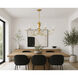 Paloma 8 Light 36 inch Gold Leaf Chandelier Ceiling Light