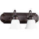 Fort Worth 2 Light 18 inch Oiled Bronze Vanity Light Wall Light