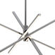 Jaxx LED 24 inch Polished Chrome Pendant Ceiling Light