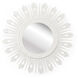 Chelsea House 53 X 53 inch White Lacquer/Clear Wall Mirror