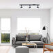 Charge 1 Light 120 Black H Track Fixture Ceiling Light in 6, WAC Limited