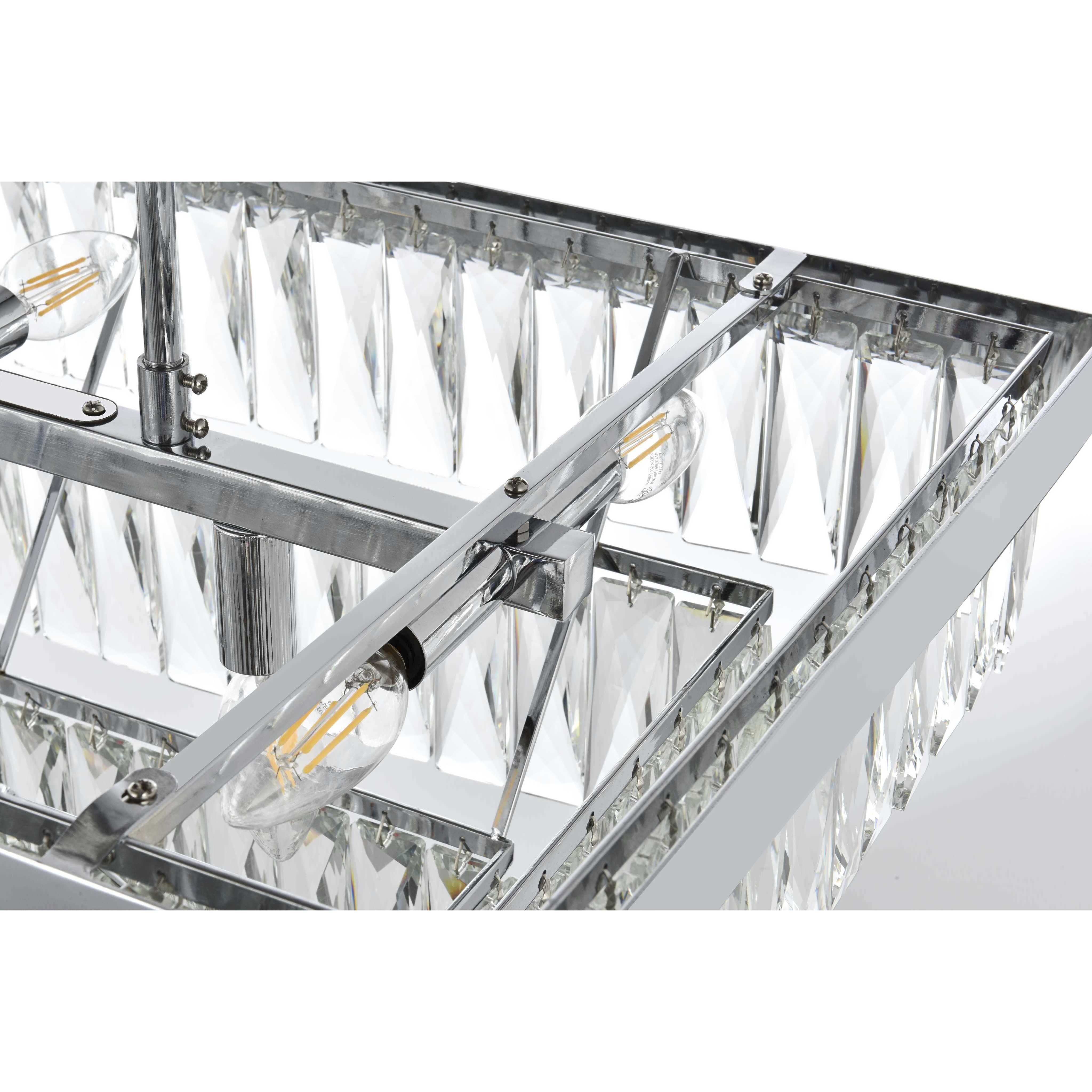 Josephine 12 Light 16 inch Chrome Chandelier Ceiling Light