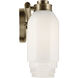 Shae 4 Light 32 inch Champagne Bronze Vanity Light Wall Light