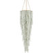 Verre de Mer 6 Light 24 inch Contemporary Gold Chandelier Ceiling Light, Large