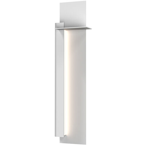 Backgate LED 8 inch Textured White ADA Sconce Wall Light