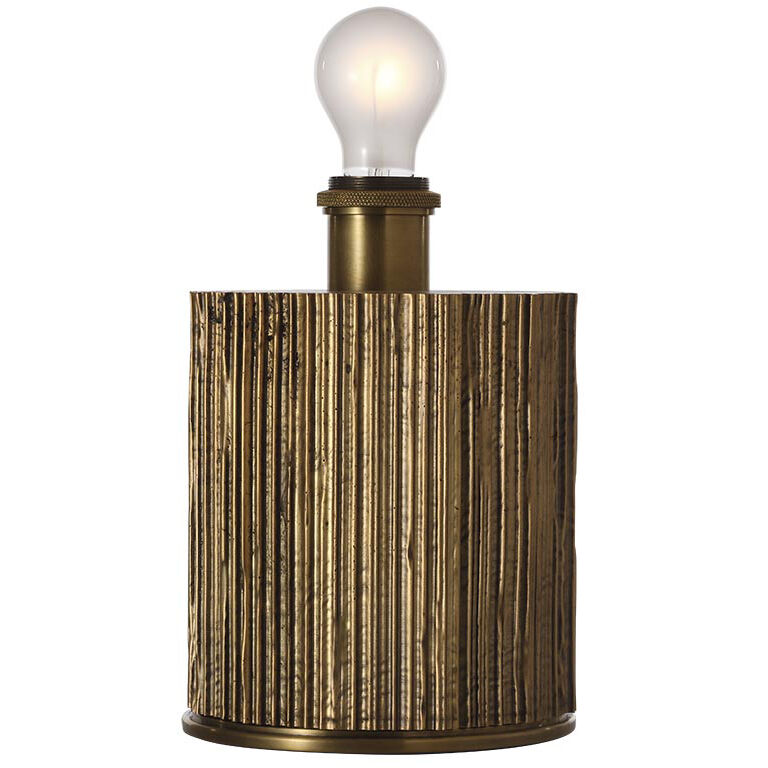 Anne-Marie Barton Fumar 17.5 inch 15.00 watt Ridged Tombac Table Lamp Portable Light