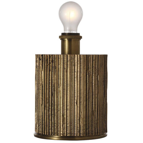 Anne-Marie Barton Fumar 17.5 inch 15.00 watt Ridged Tombac Table Lamp Portable Light