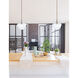 Fusion Collection 1 Light 7.5 inch Brushed Brass Pendant Ceiling Light, Harlow Family