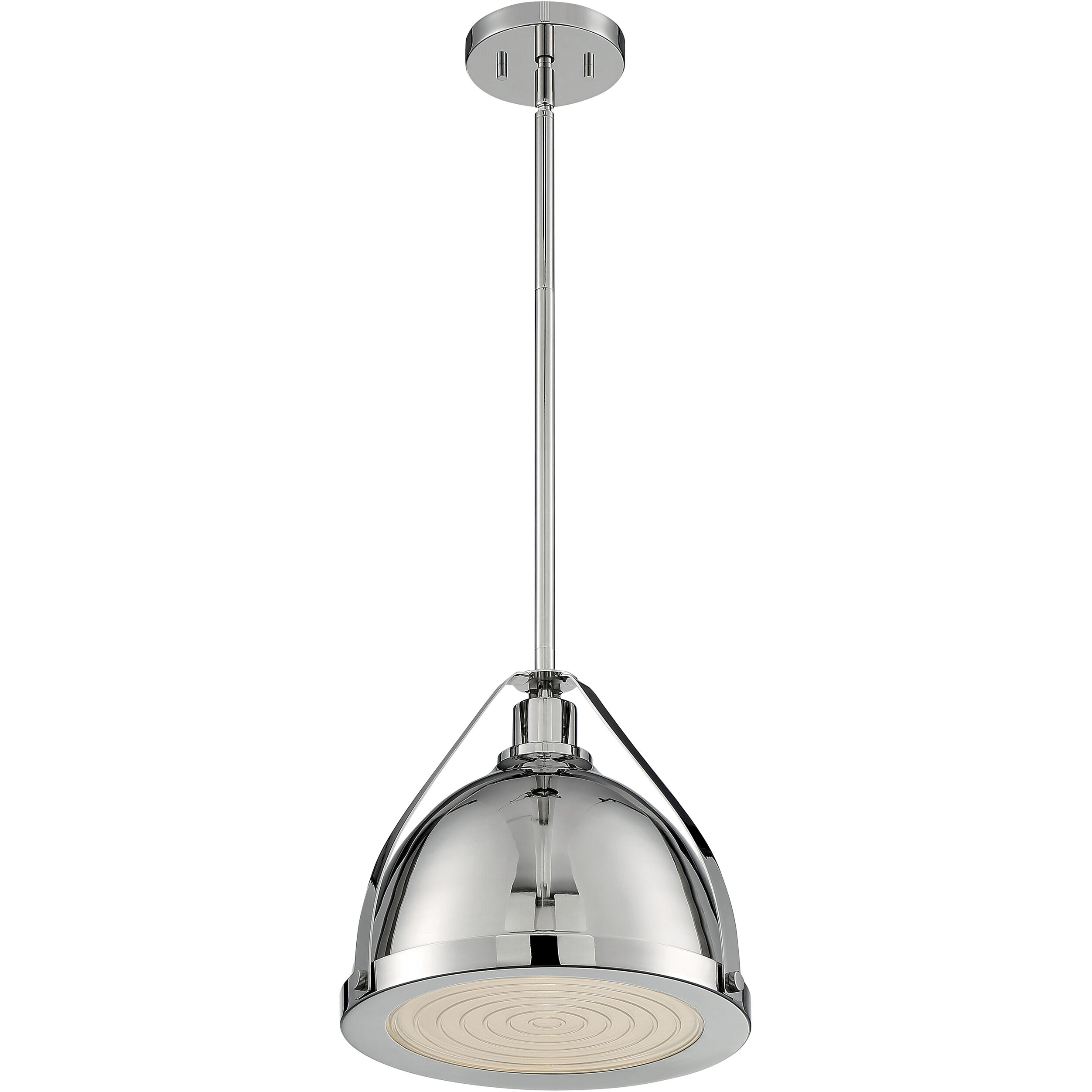 Barbett 1 Light 12.63 inch Polished Nickel Pendant Ceiling Light