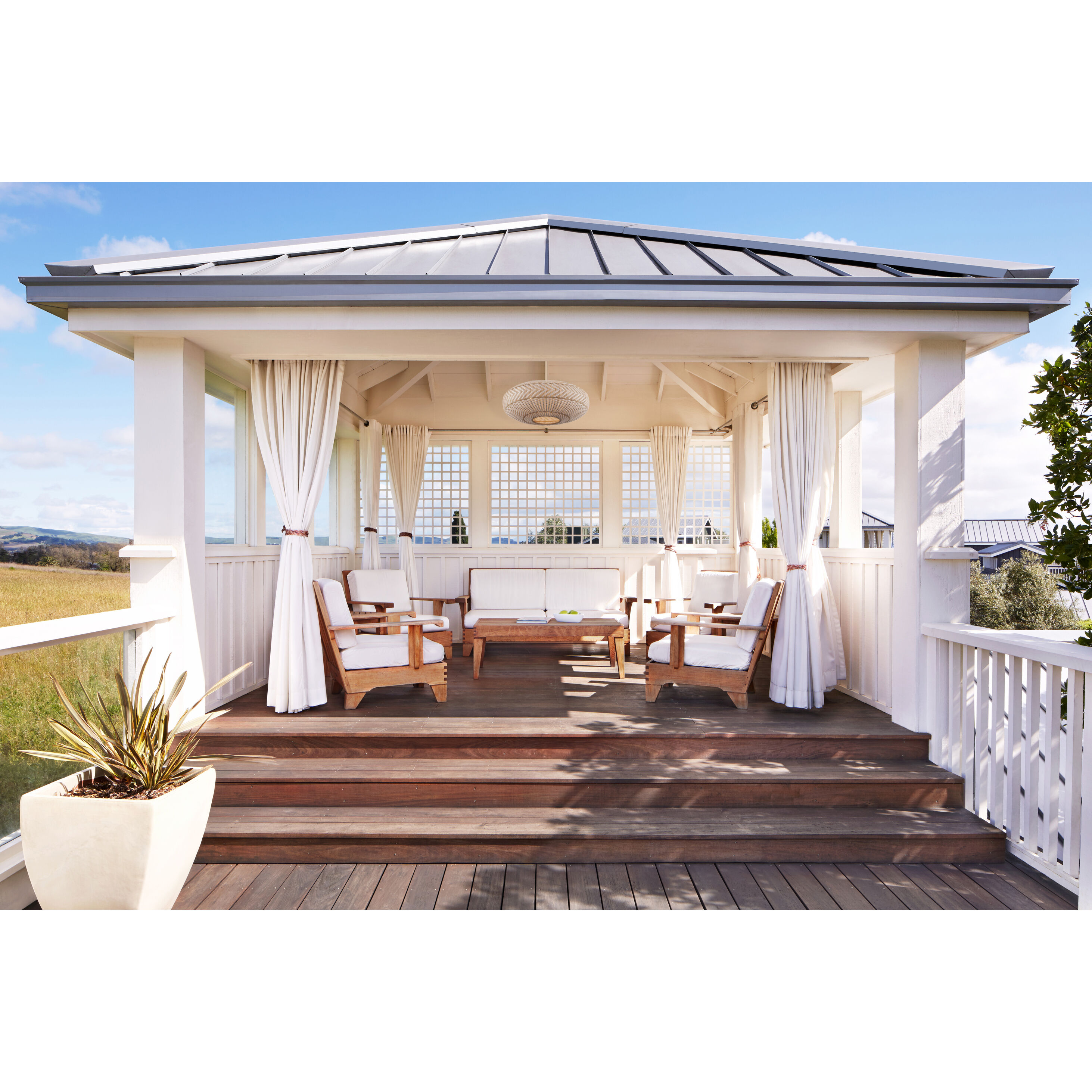 Zanzibar 4 Light 22 inch Soft Gold Pendant Ceiling Light