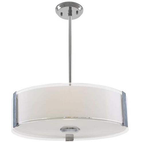 Zurich 3 Light 20 inch Chrome Pendant Ceiling Light