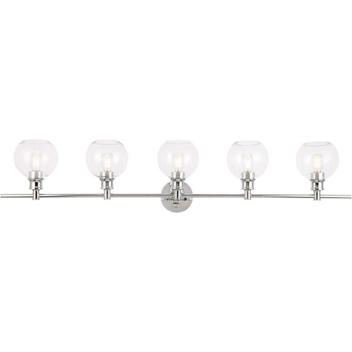 Syracuse 5 Light 47 inch Chrome Wall sconce Wall Light