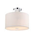 LD Series 16 inch Semi Flush Mount Ceiling Light