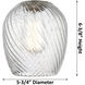 Salina 1 Light 5 inch Satin Gold Flush Mount Ceiling Light