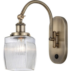 Franklin Restoration Colton LED 6 inch Antique Brass Sconce Wall Light