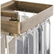 Social Club 1 Light 7.5 inch Havana Gold Bath Vanity Wall Light
