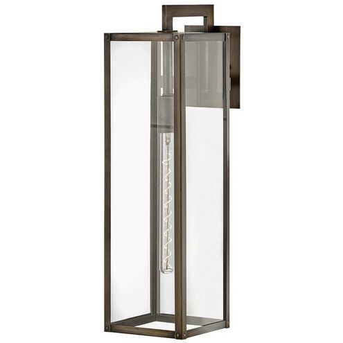 Max Outdoor Wall Mount Lantern in Burnished Bronze, Non-LED