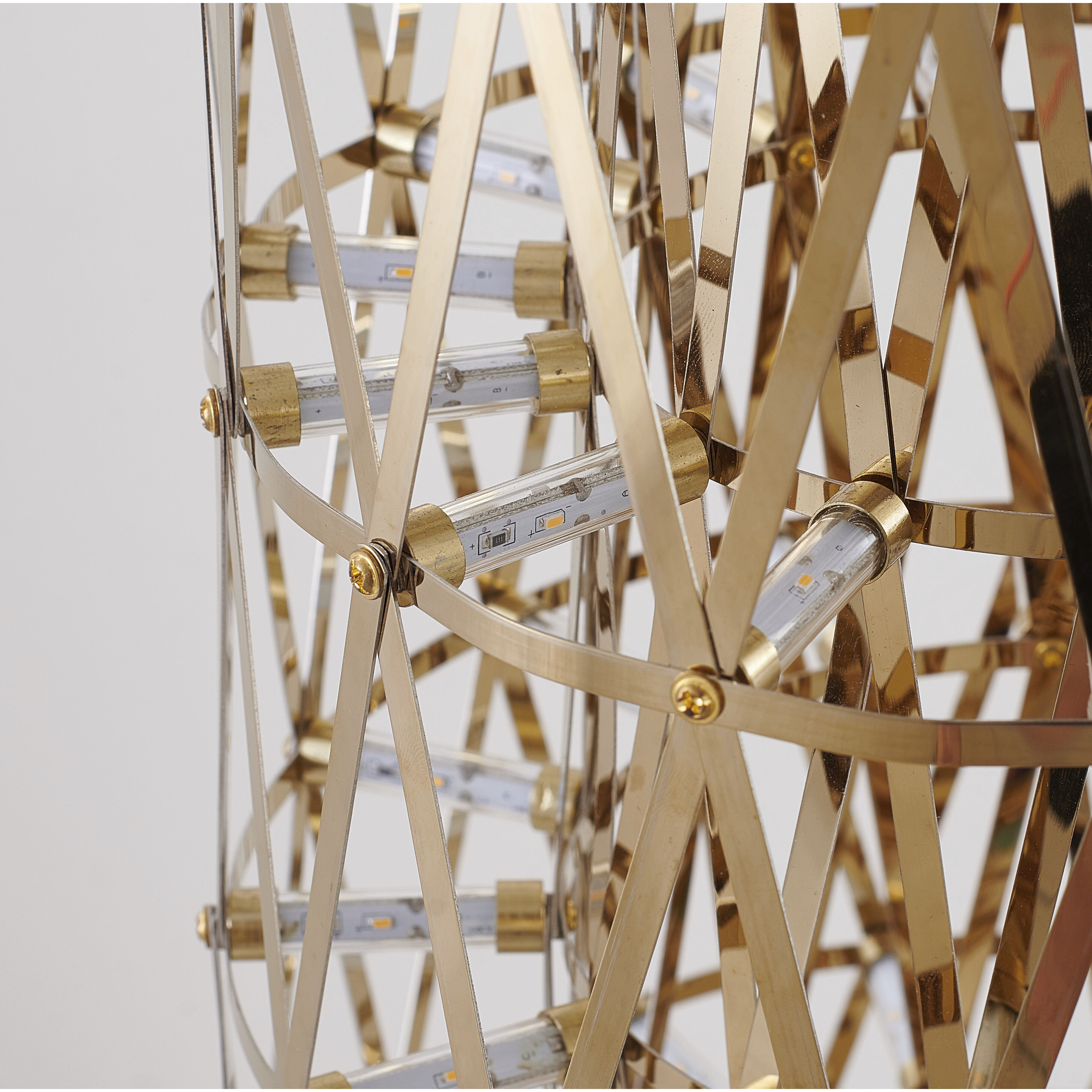 Canada 63 inch 0.30 watt Gold Floor Lamp Portable Light