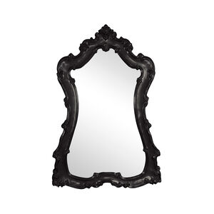 Lorelei 89 X 60 inch Glossy Black Wall Mirror
