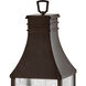 Heritage Beacon Hill LED 27 inch Blackened Copper Outdoor Pier Mount Lantern
