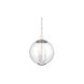 Modern 3 Light 13.75 inch Chrome Pendant Ceiling Light