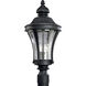 Nottington 3 Light 23 inch Gilded Iron Outdoor Post Lantern
