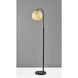 Nolan 57.5 inch 60.00 watt Black Floor Lamp Portable Light
