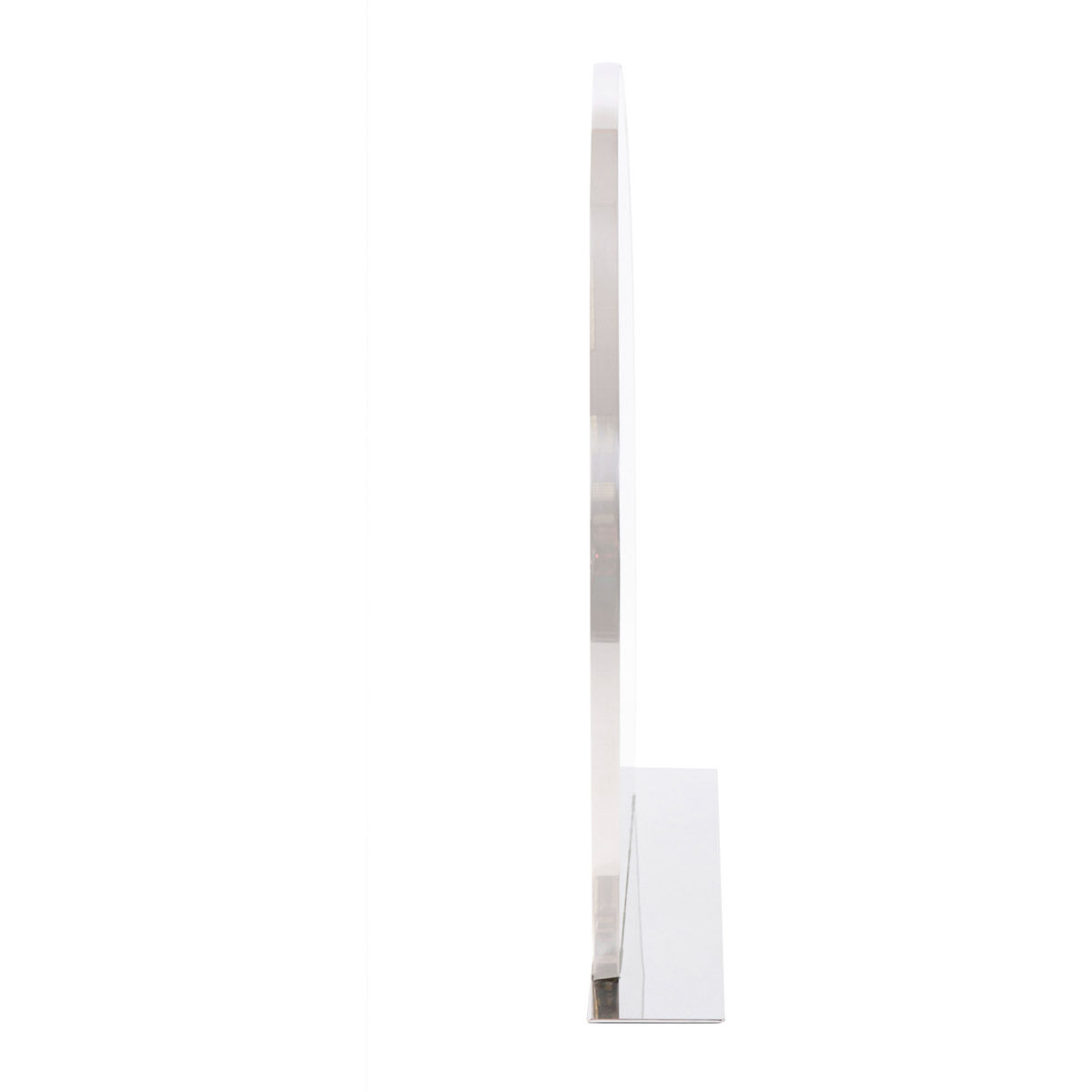 Marion 30 X 25 inch Polished Stainless Steel Wall Mirror, with Shelf