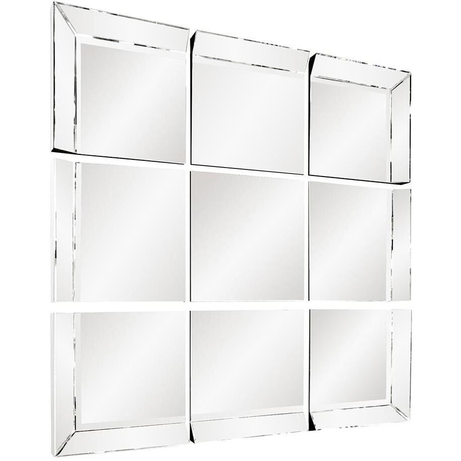 Grid 19 X 19 inch Mirrored Wall Mirror 