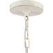 Quinn 5 Light 23.75 inch Antique White Chandelier Ceiling Light