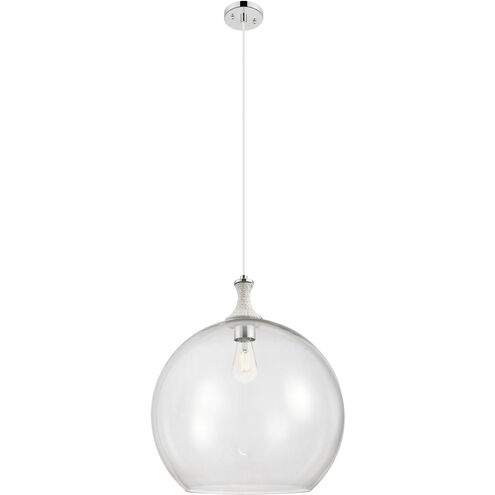Downtown Urban Astor 1 Light 14 inch Polished Nickel Pendant Ceiling Light