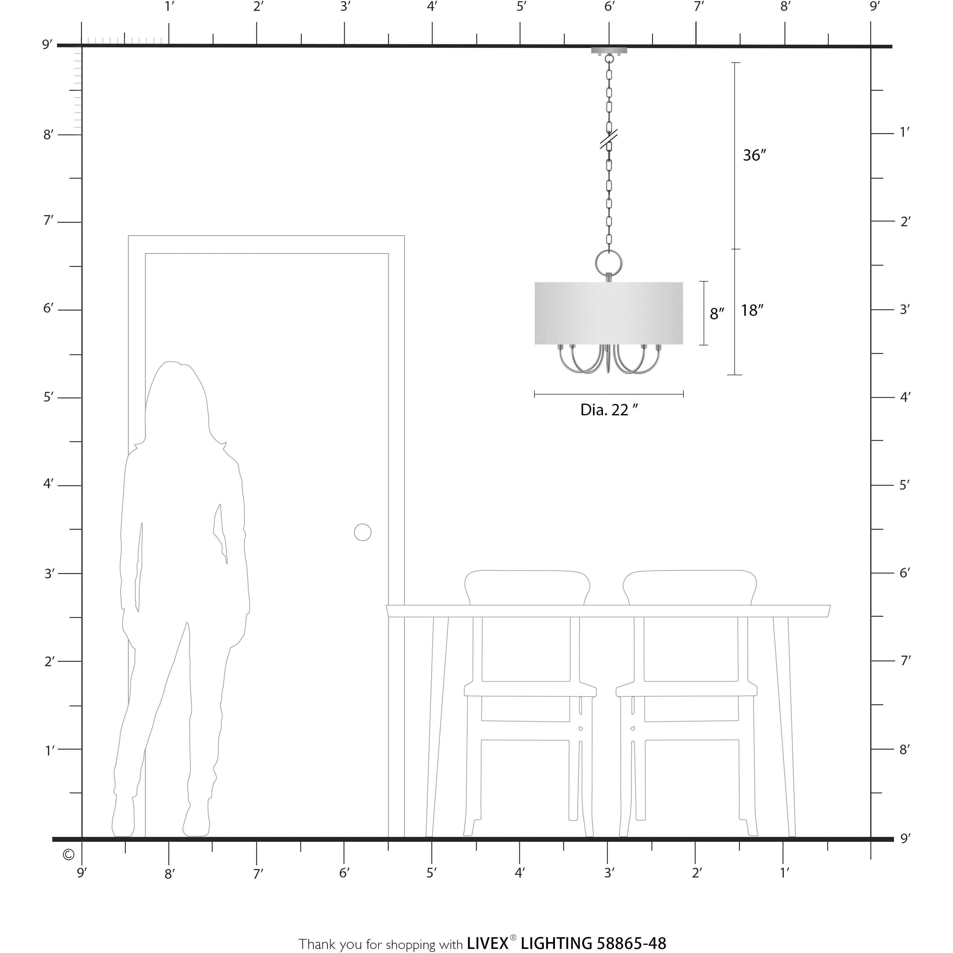 Bellingham 5 Light 22 inch Antique Gold Leaf Pendant Chandelier Ceiling Light