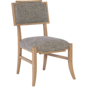 Melanie Blonde Ash Wood/Brass Side Chair